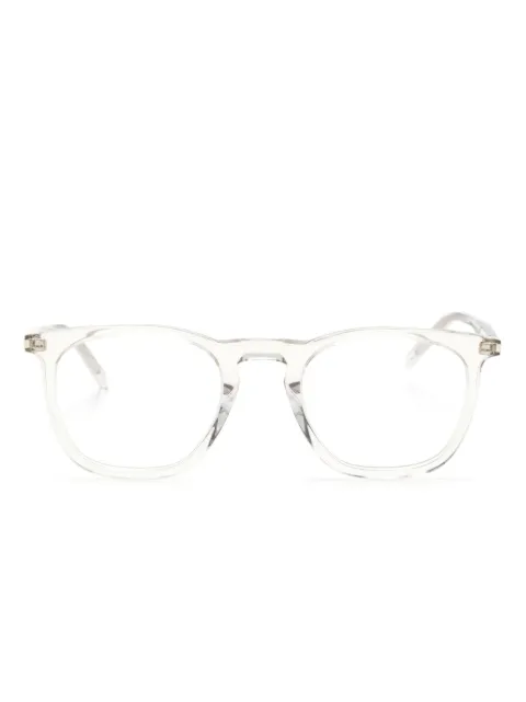 Saint Laurent Eyewear transparent square-frame glasses