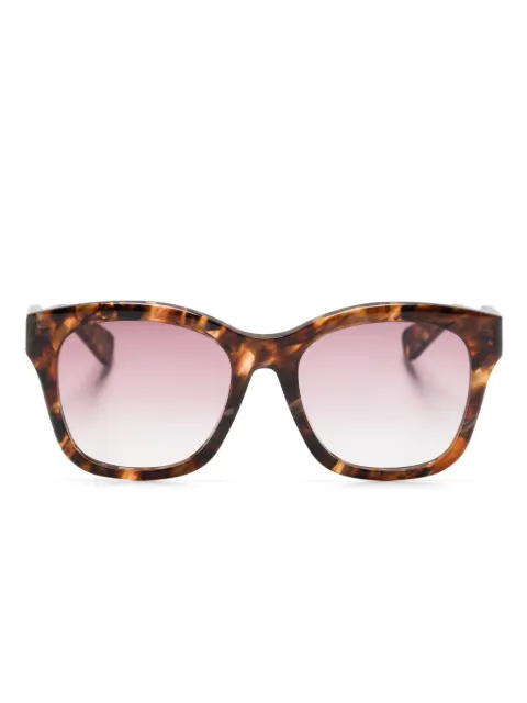 Chloé Eyewear tortoiseshell-effect cat eye-frame sunglasses