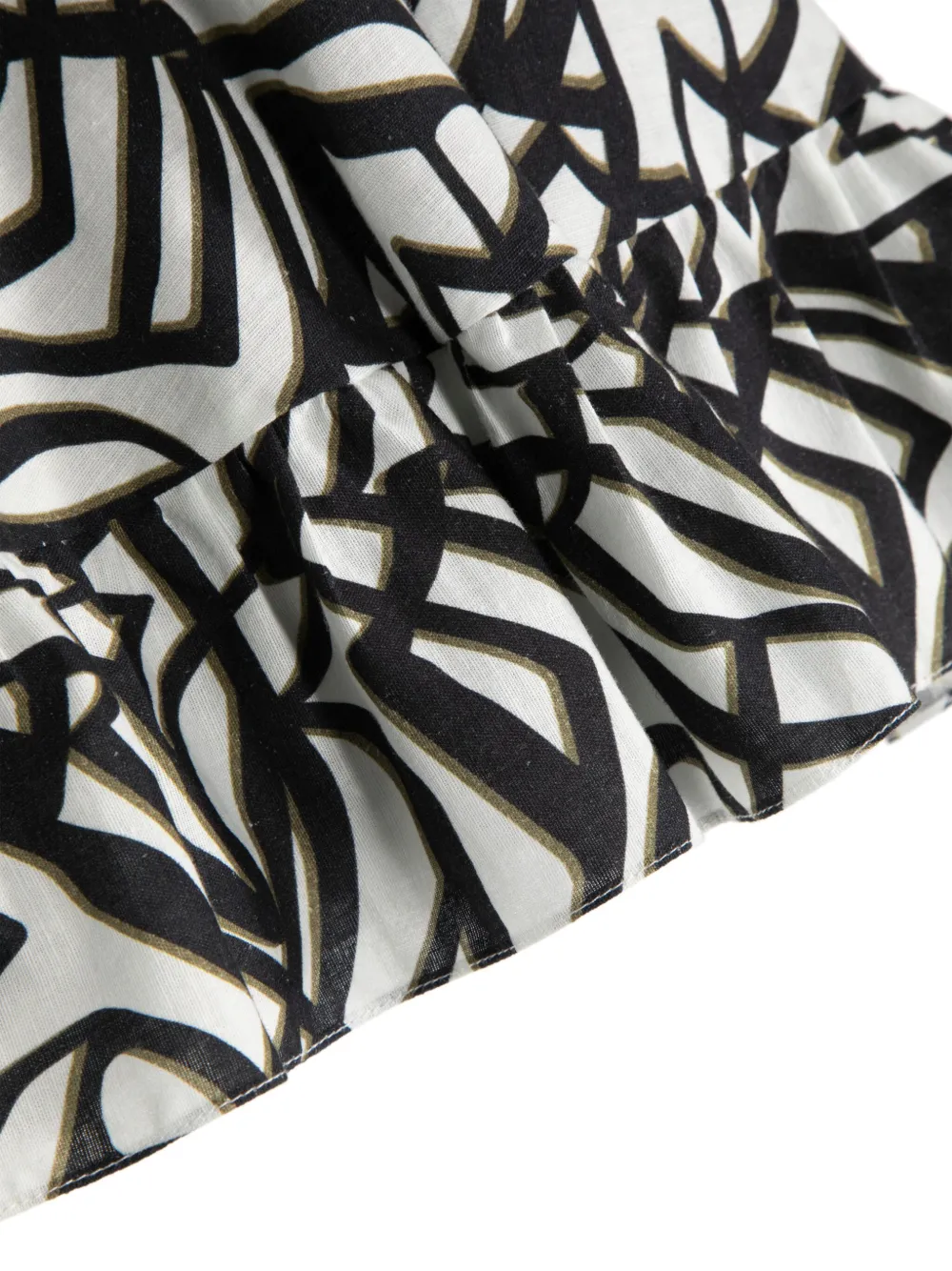 Little Bambah Geometrische rok Wit