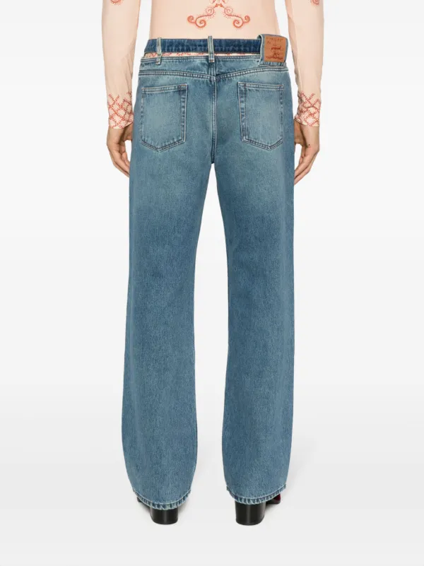 デニム・ジーパン Y/PROJECT 'Evergreen' jeans Light Blue 207PA007 Y/Project Evergreen Jeans - Light Blue