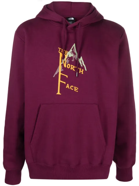 The North Face logo-print jersey hoodie