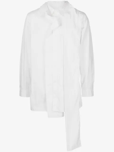 Yohji Yamamoto detachable-collar cotton shirt