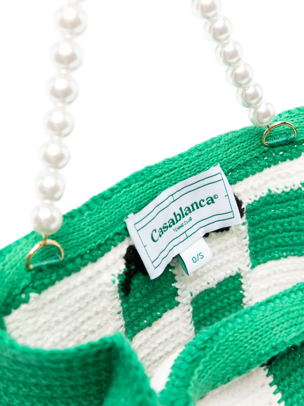 Tennis crochet tote bag