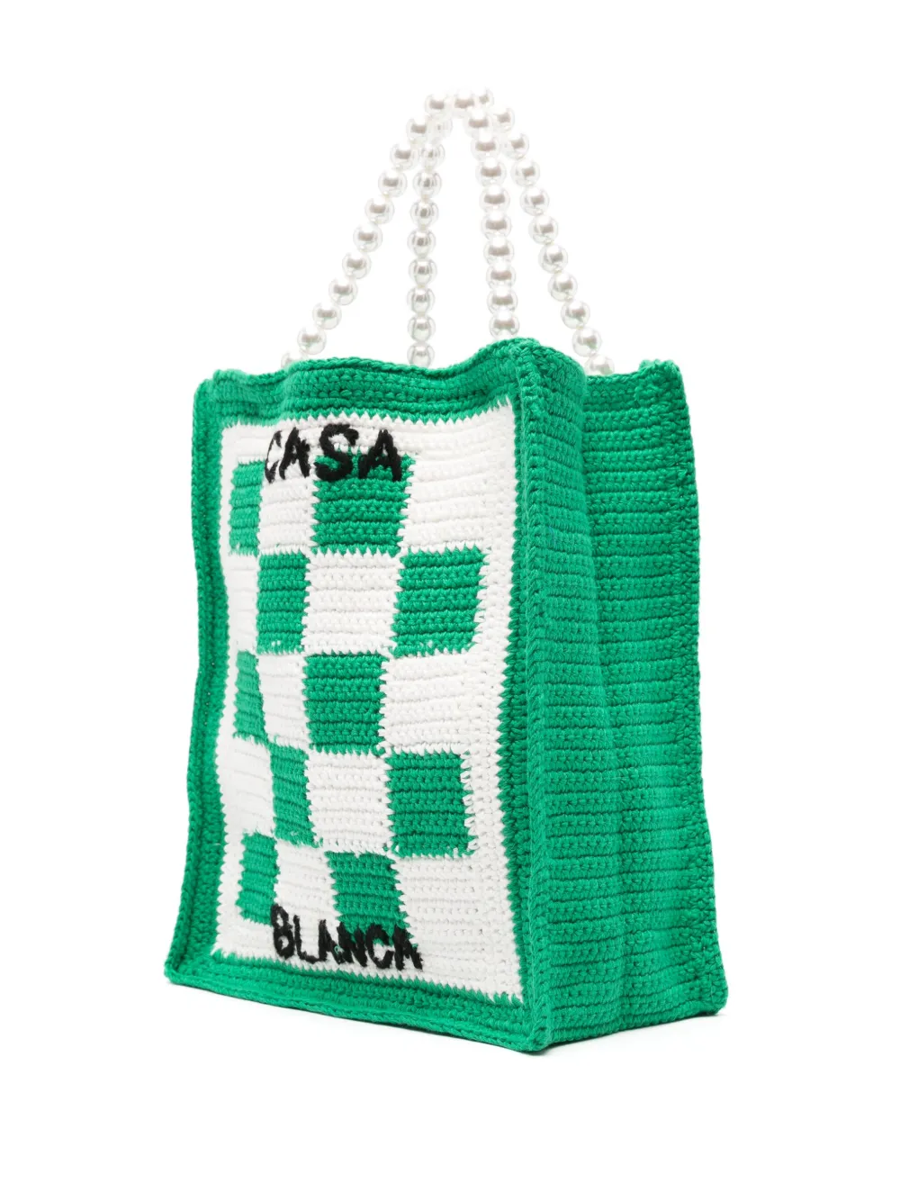 Tennis crochet tote bag