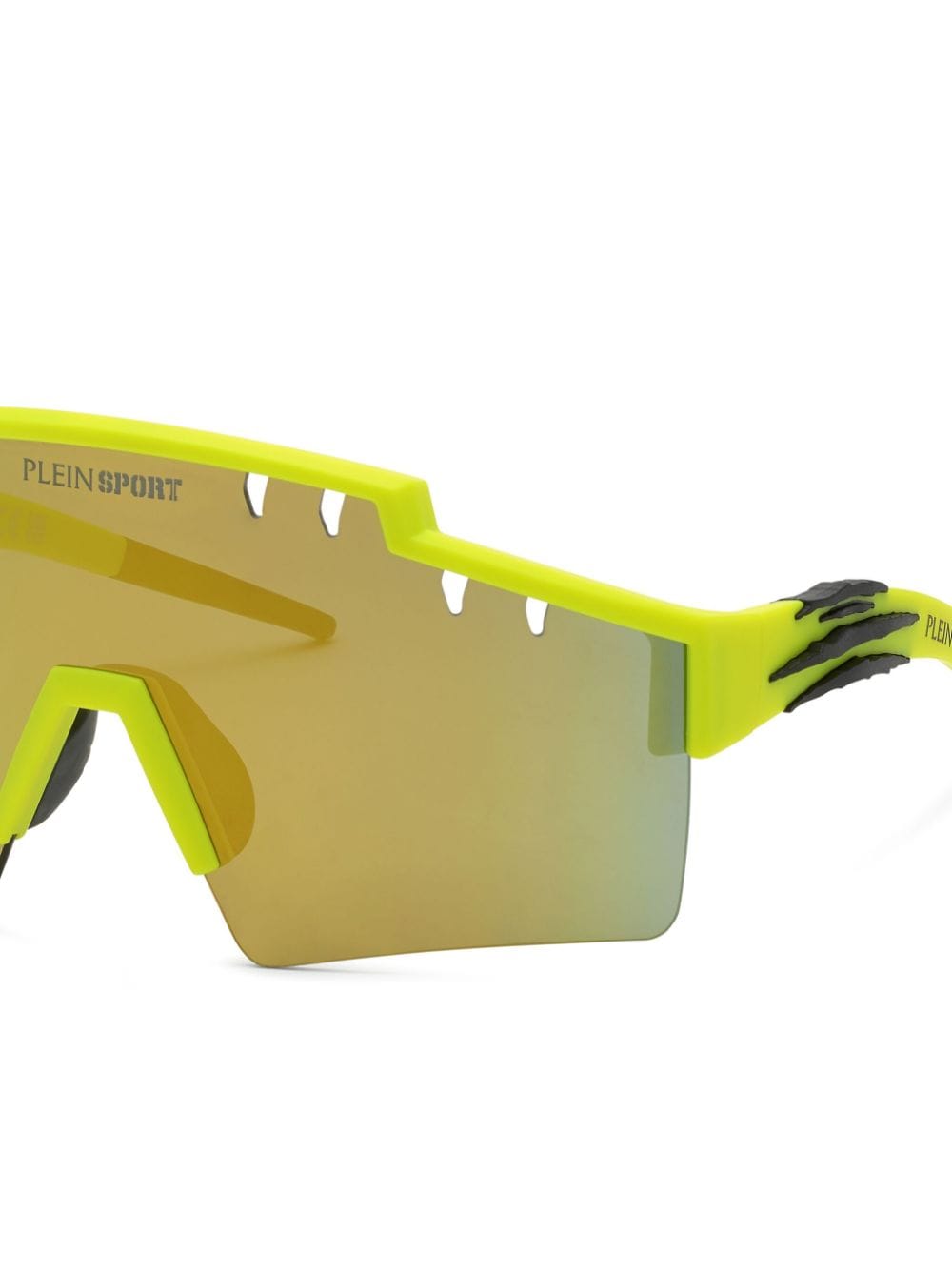 Shop Plein Sport Tiger-frame Sunglasses In Green