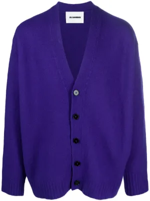 Jil Sander オーバーサイズ カーディガン | ブラウン | FARFETCH JP