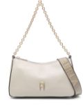 Furla logo-plaque leather crossbody bag - Neutrals