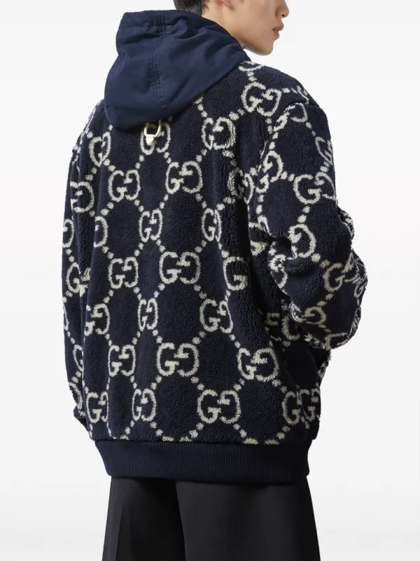 Fuzzy 2025 monogram jacket