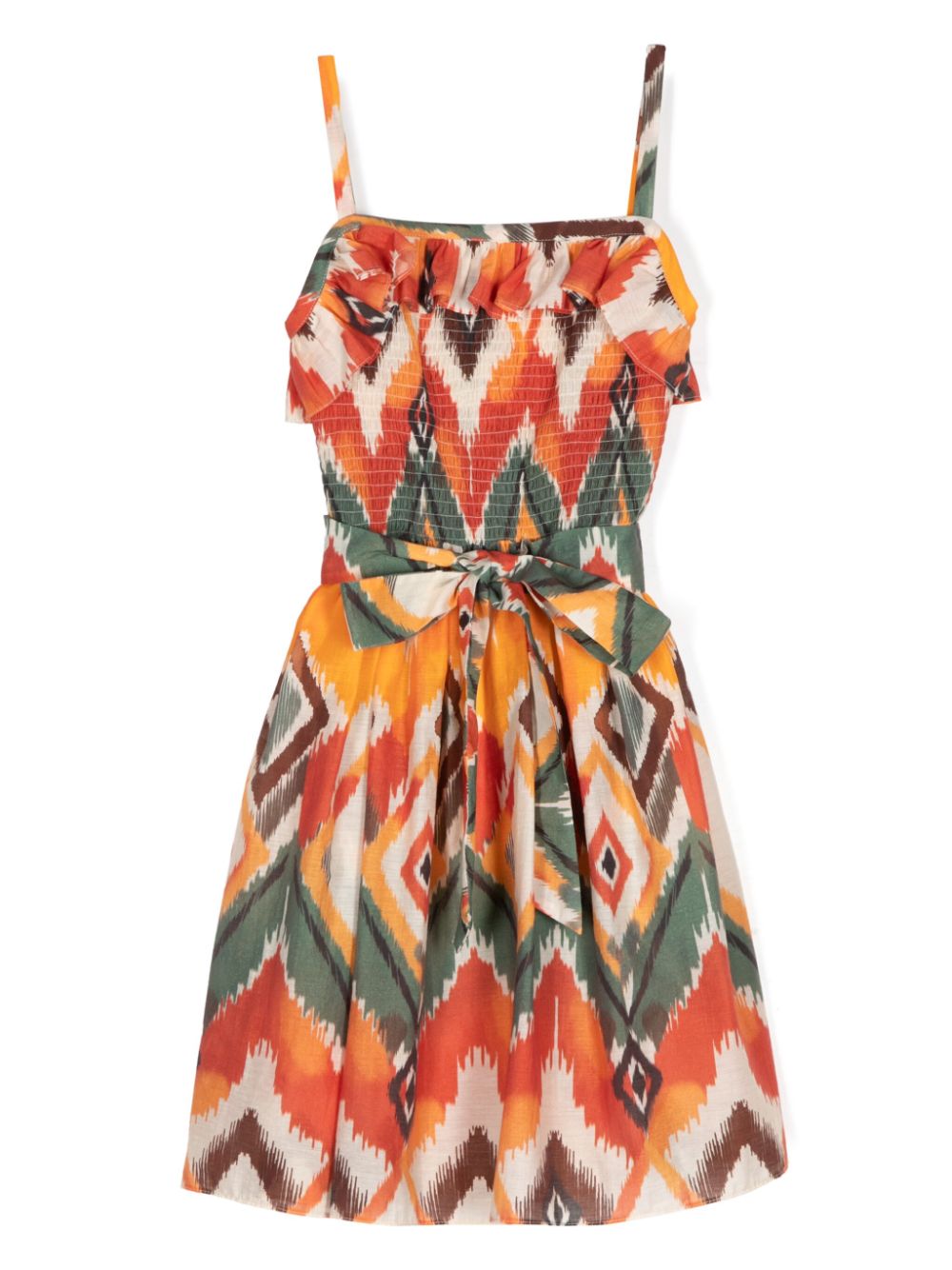 Little Bambah tie-dye cotton dress - Orange