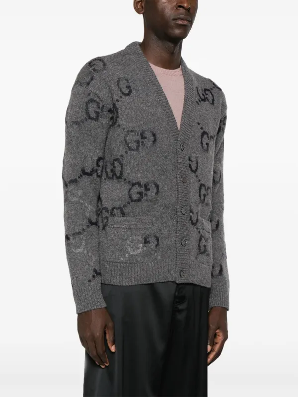 Gucci GG intarsia-knit Cardigan - Farfetch