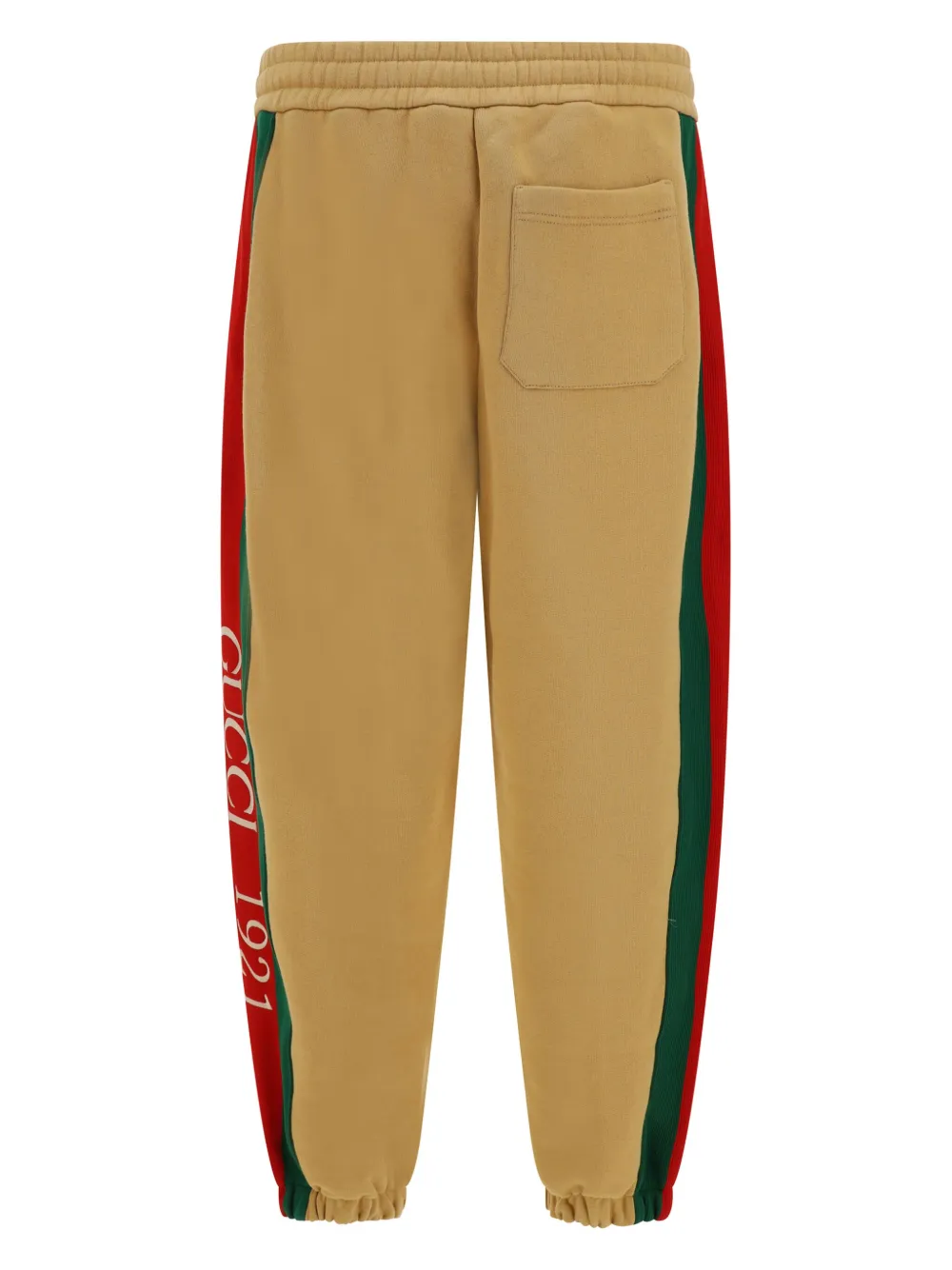 Gucci Trainingsbroek met geborduurd logo - Beige