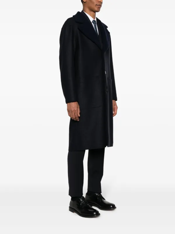 Mens hot sale wool greatcoat