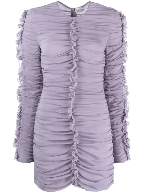 Magda Butrym ruffled stretch-silk minidress