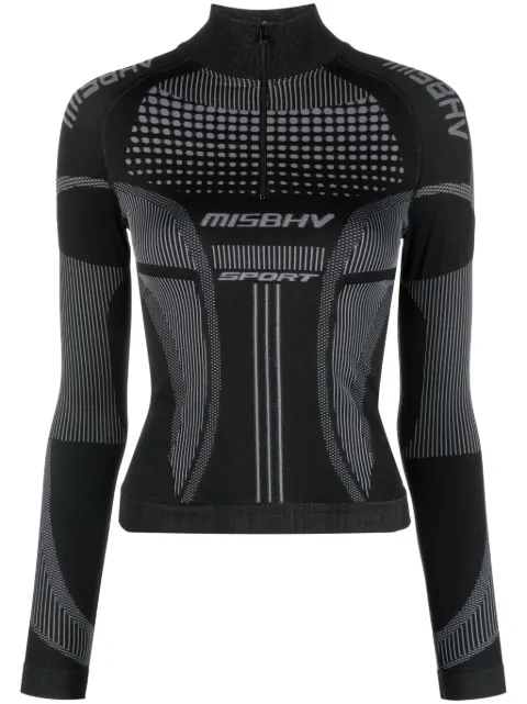 MISBHV Sport Europa logo-print top