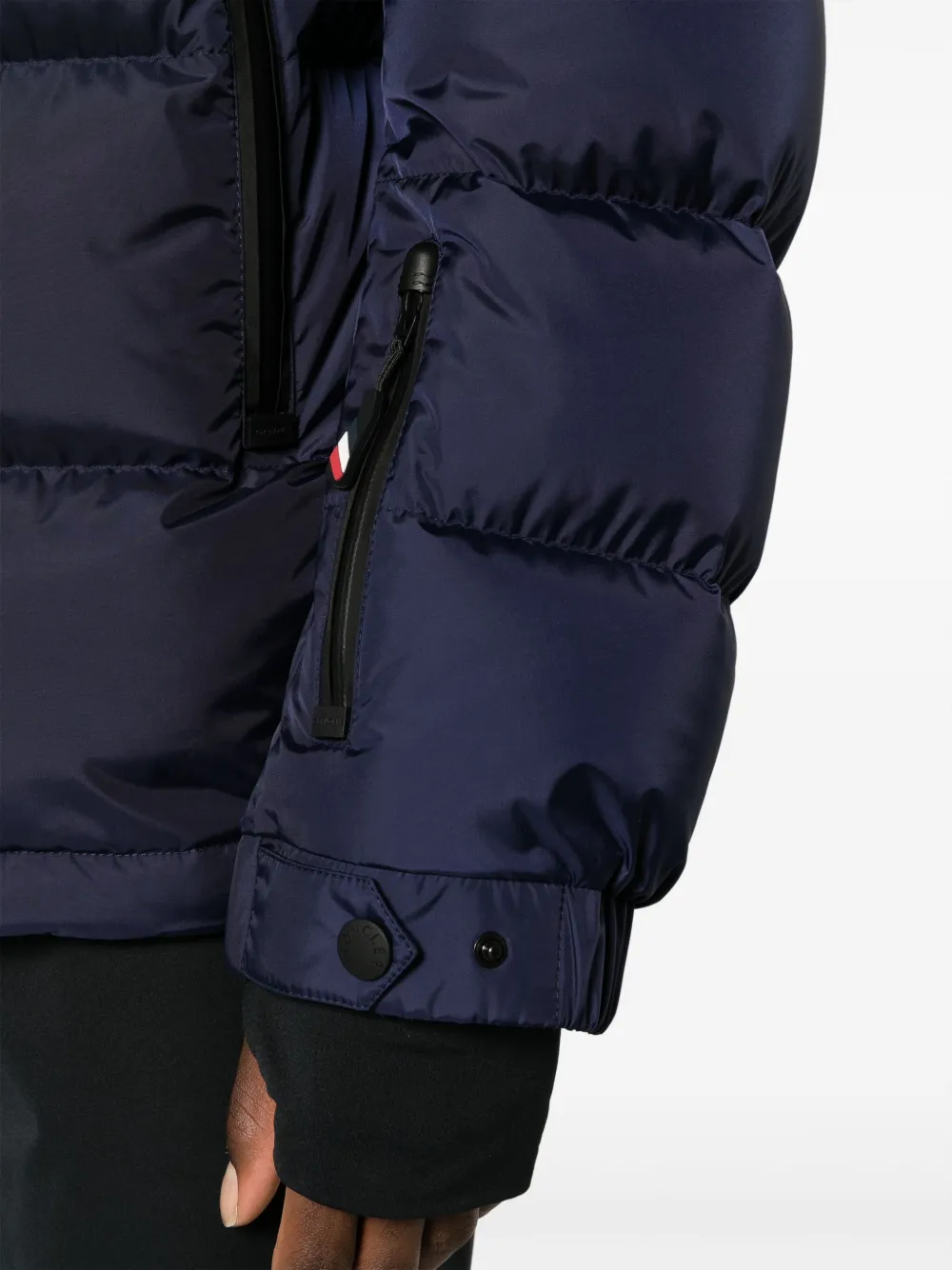 Moncler Grenoble Jack met logoprint Blauw