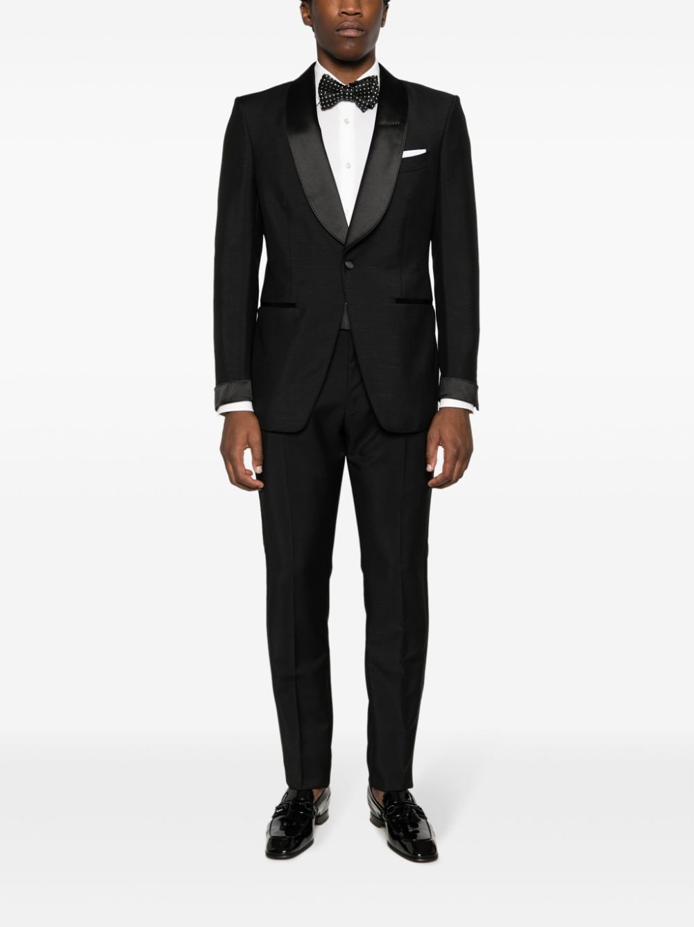 TOM FORD two-piece single-breasted dinner suit - Zwart