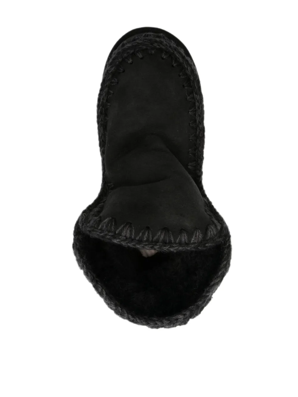 Mou Enkellaarzen met logo Zwart