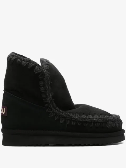 Mou Ankle boot com aplicação de logo