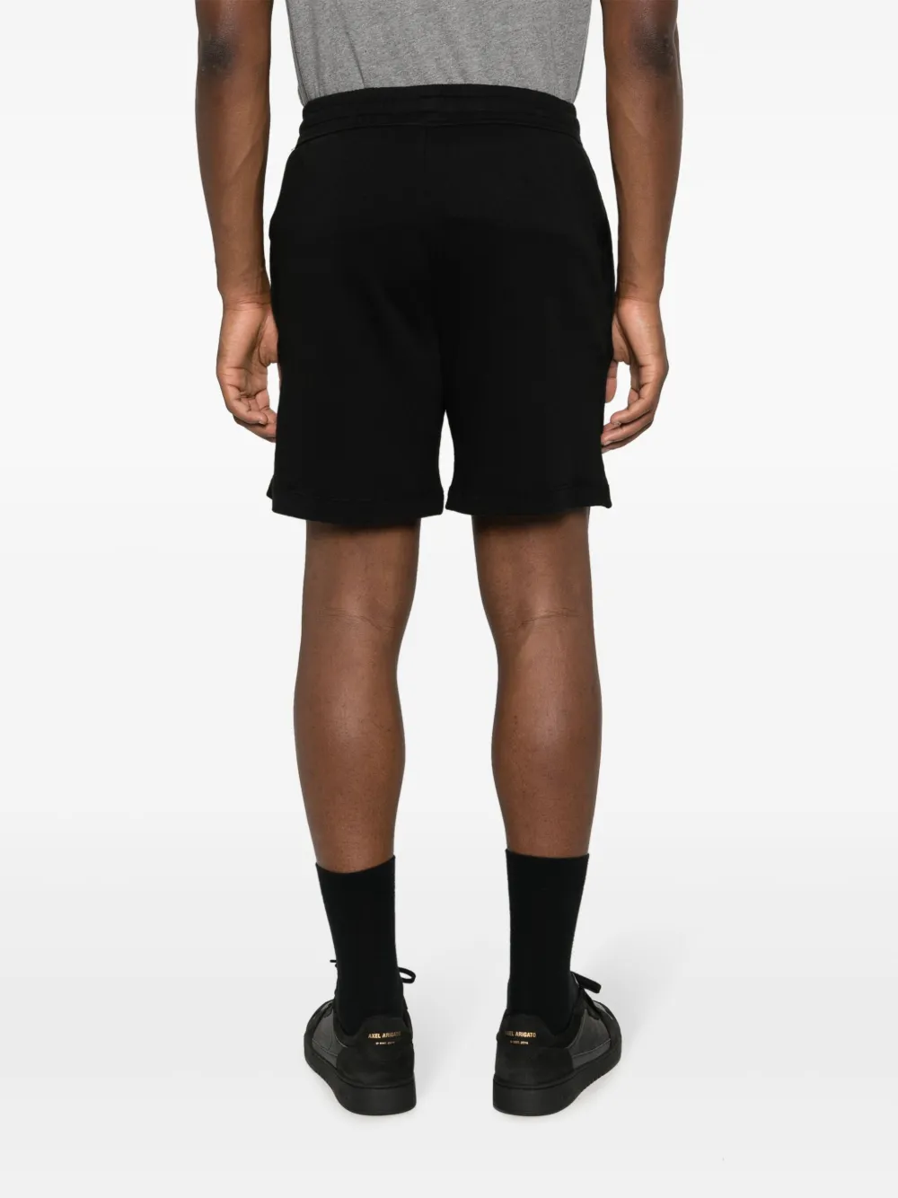 James Perse Trainingsshorts met gemêleerd-effect Zwart