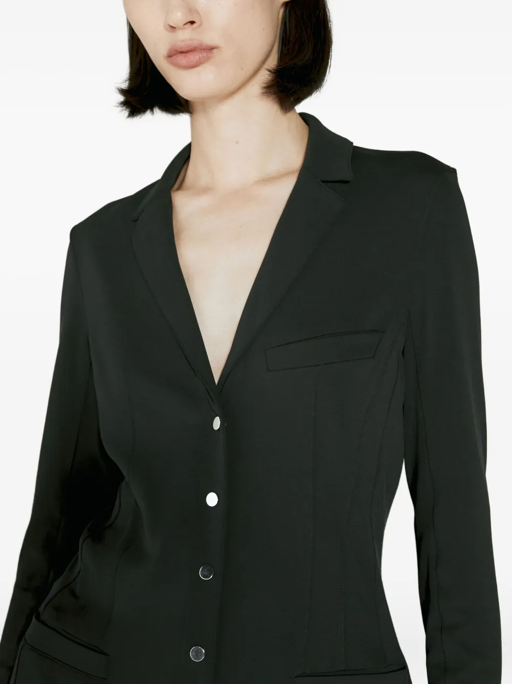 Rabanne Blouse met V-hals Zwart