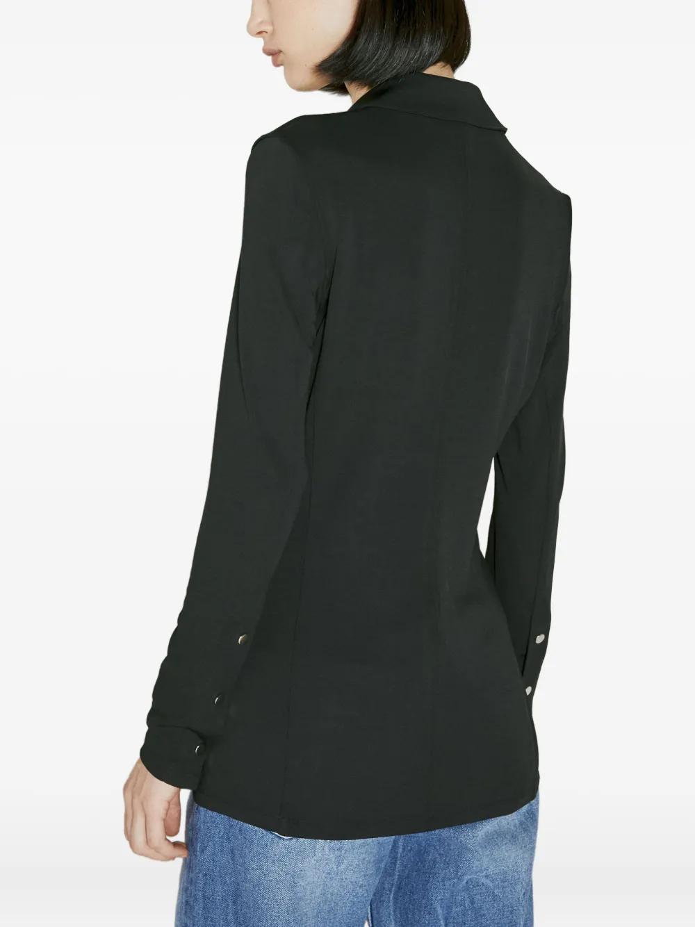 Rabanne Blouse met V-hals Zwart