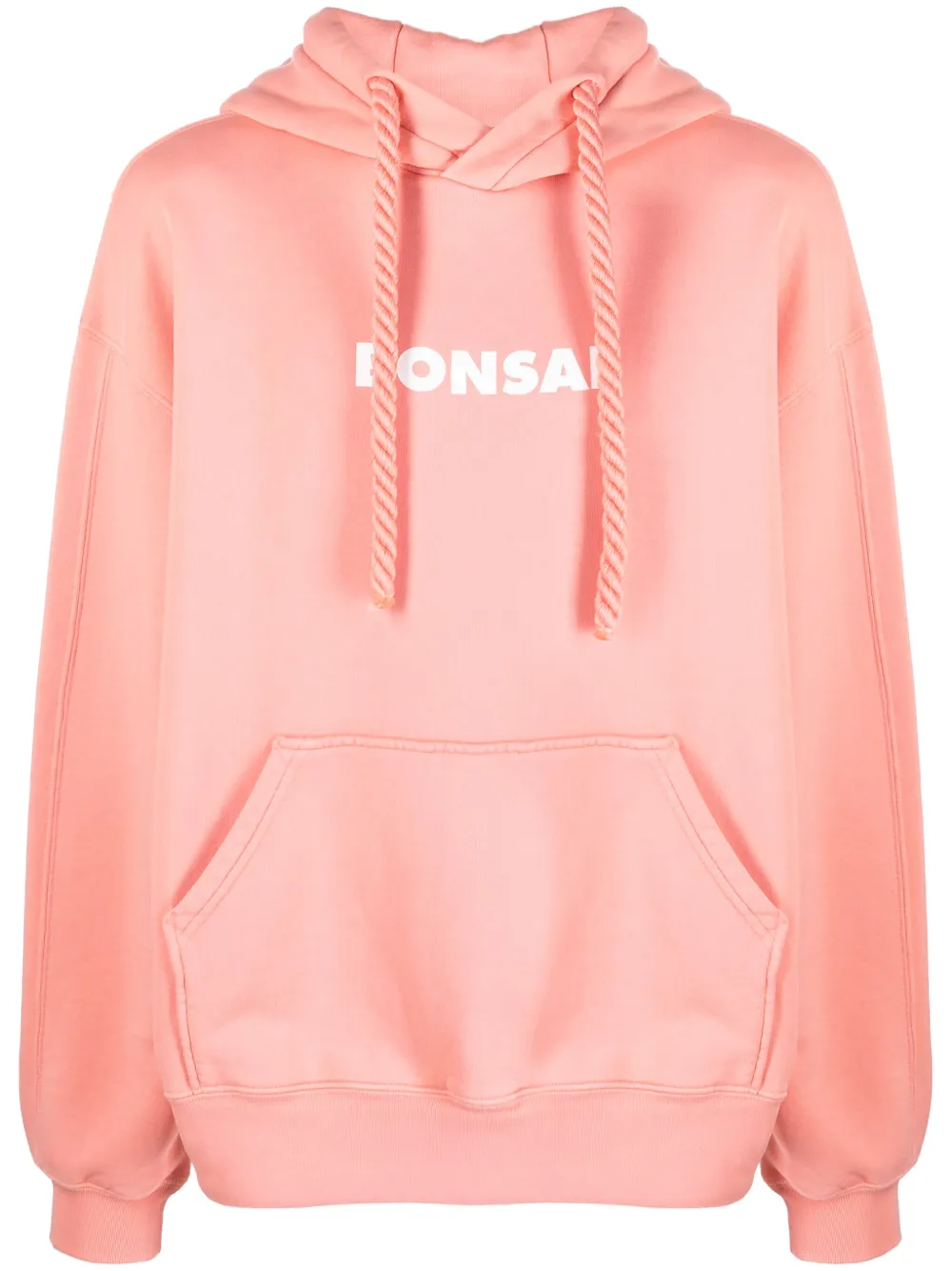 Bonsai Hoodie met logoprint Roze