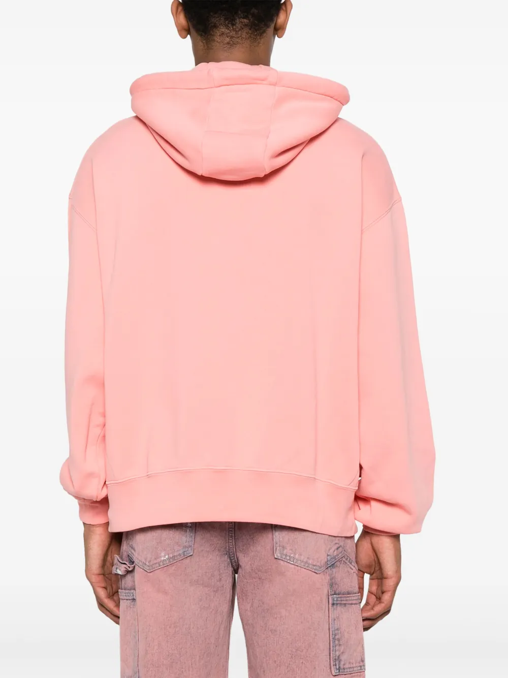 Shop Bonsai Logo-print Cotton Hoodie In Pink