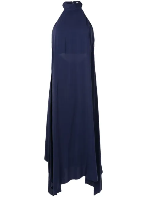 Lenny Niemeyer vestido con dobladillo asimétrico y cuello halter