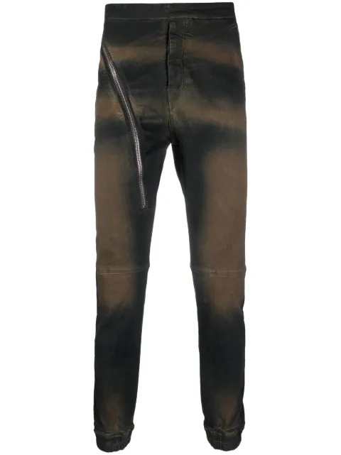 Rick Owens DRKSHDW pantalones skinny asimétrico
