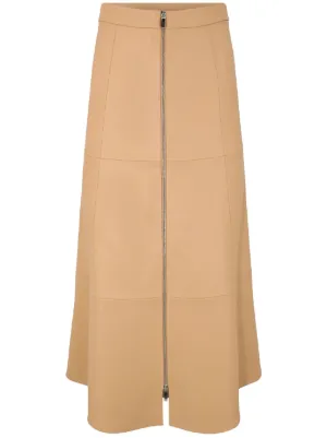 Alexis Kova Zipped Midi Skirt Farfetch