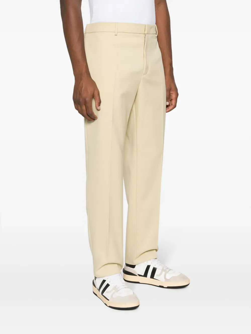Jil Sander Mid-rise Straight-leg Trousers In Neutrals