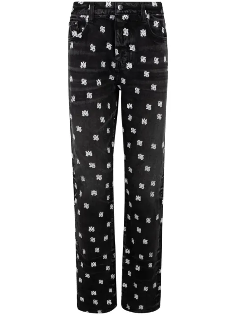 AMIRI jeans rectos con estampado de cachemira