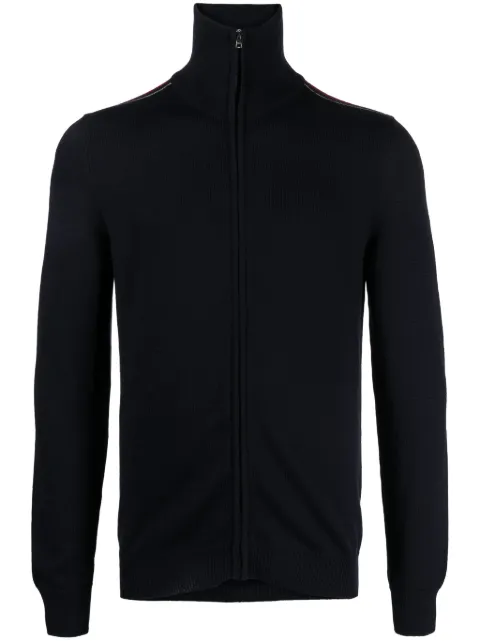 Gucci cardigan med stribedetalje og lynlås
