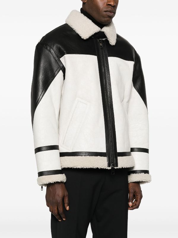 Neil barrett shearling on sale jacket