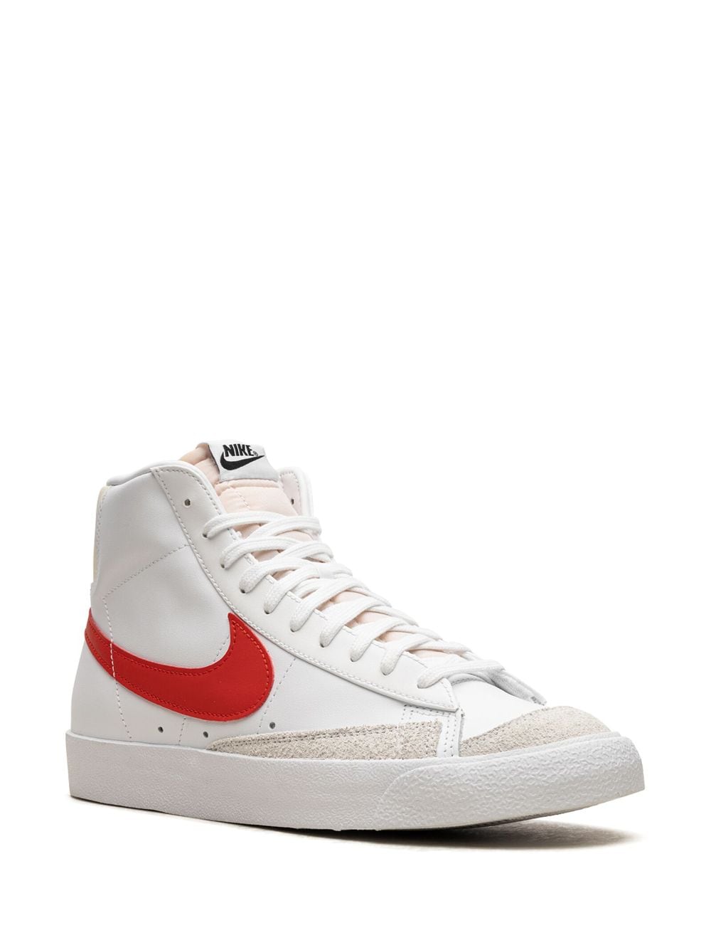 Shop Nike Blazer Mid '77 Vintage "white/picante Red" Sneakers In White/coconut Milk/white/picante Red