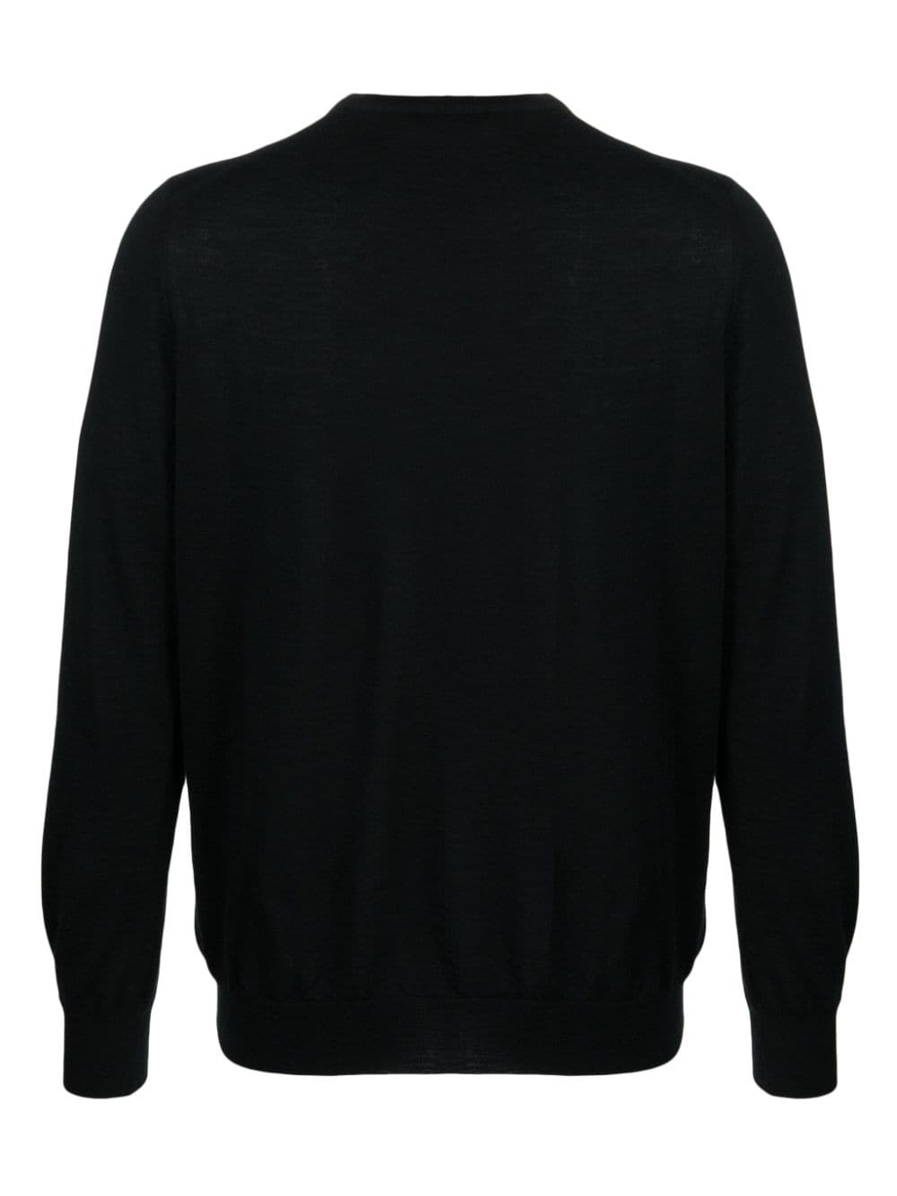 Shop Fileria Crew-neck Cashmere-blend Jumper In Black