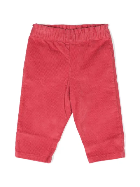 Bonton Calça de veludo cotelê com cós elástico