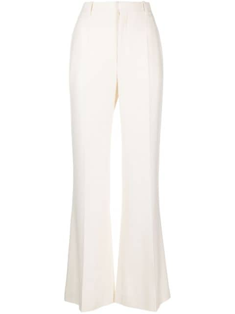 Chloé high-waisted flared trousers