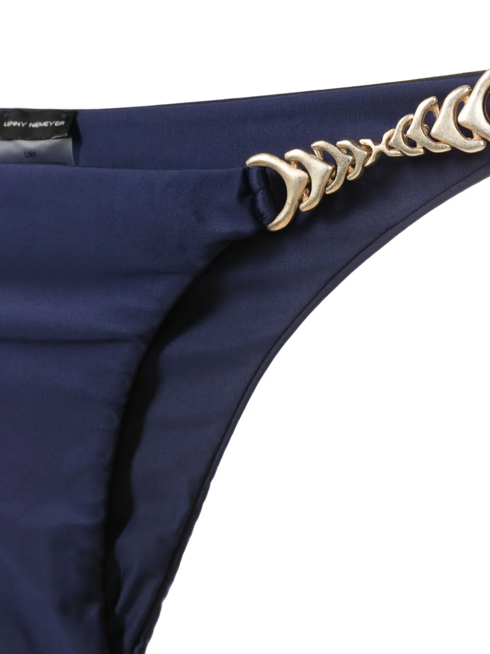 Lenny Niemeyer Chain-link Detailing Bikini Bottoms In Blue