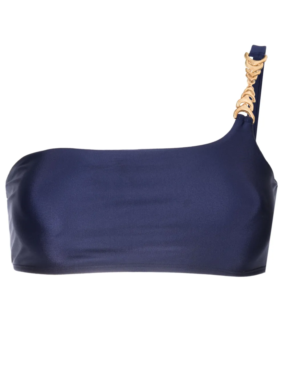 Lenny Niemeyer chain-link detailing one-shoulder bikini top | Blue | Image 1