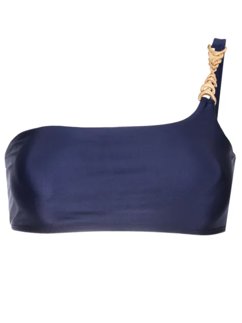 Lenny Niemeyer chain-link detailing one-shoulder bikini top 