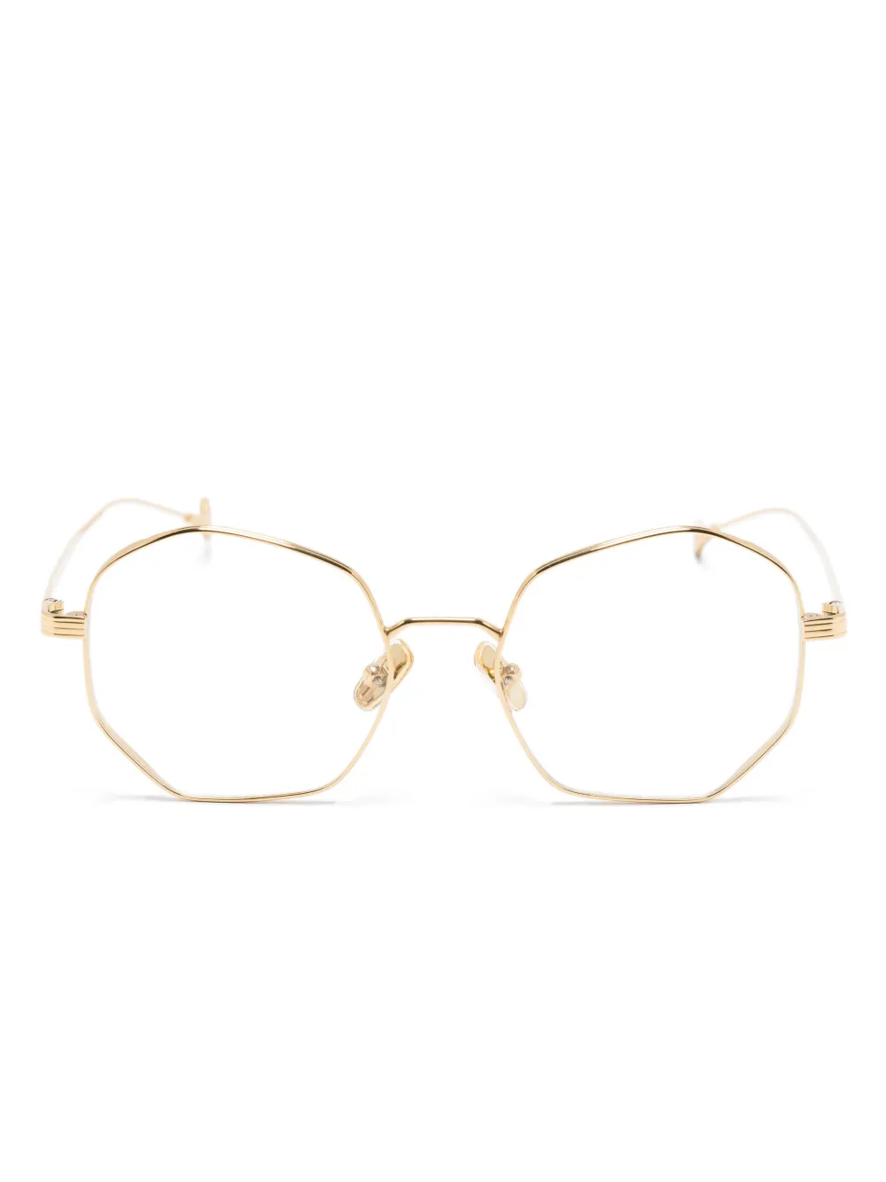 Eyepetizer lunettes de vue Walt à monture géométrique | or | Image 1