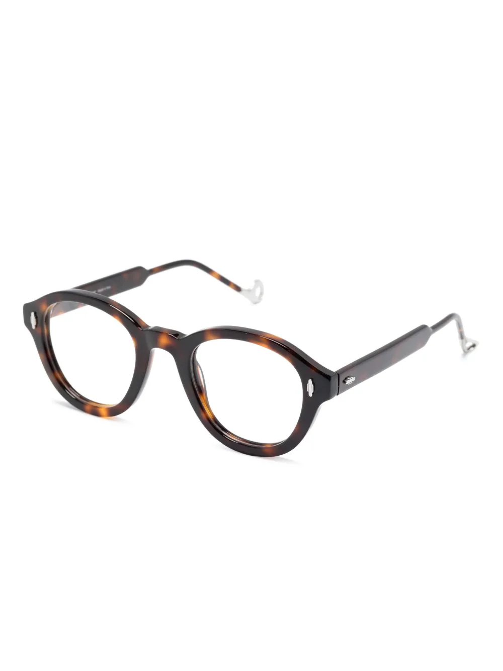 Eyepetizer Federico round-frame glasses - Bruin