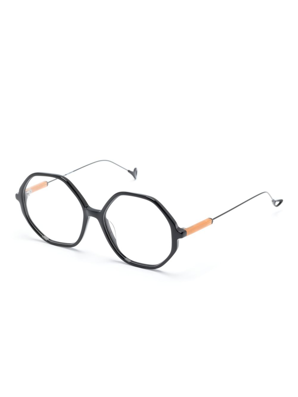 Eyepetizer Cassandra geometric-frame glasses - Zwart