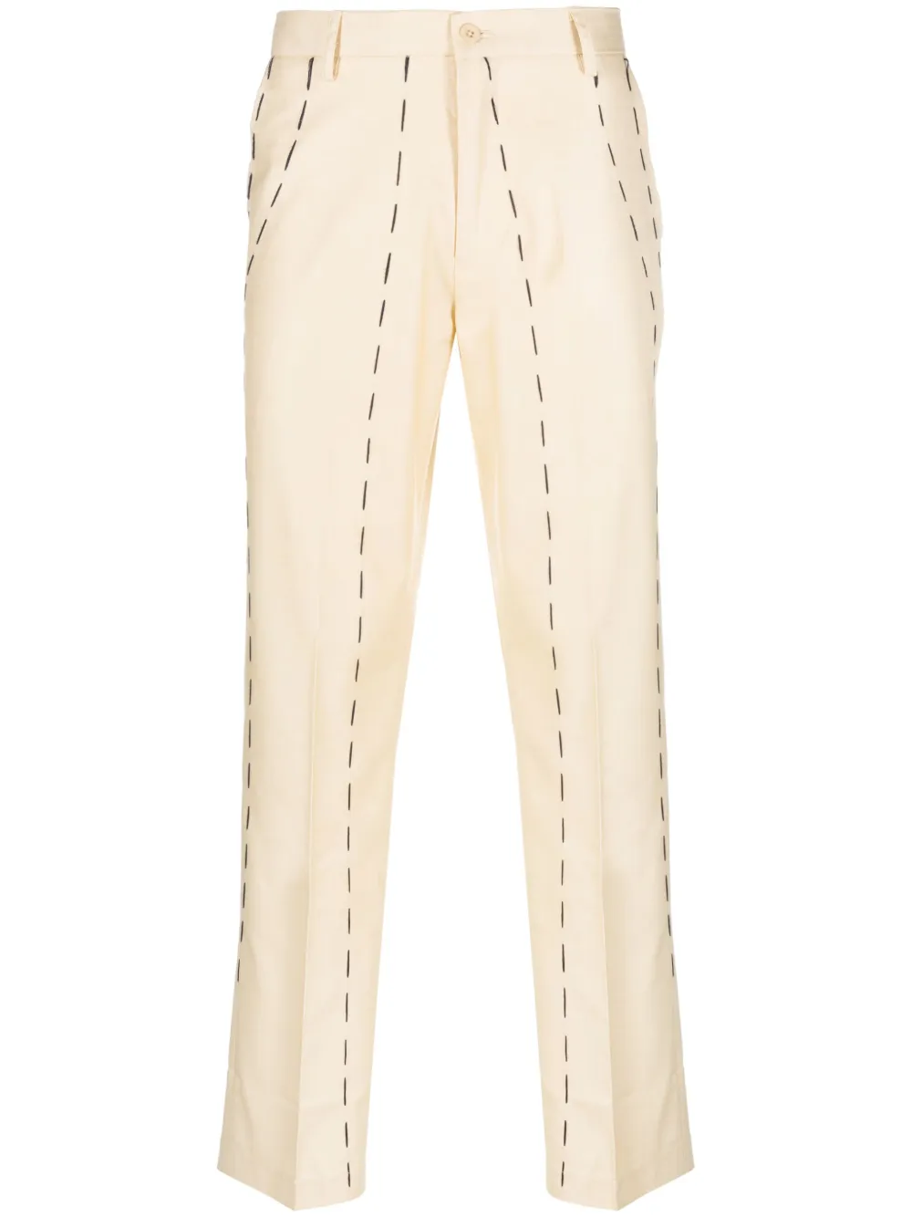 KidSuper Broek met contrasterend stiksel Beige