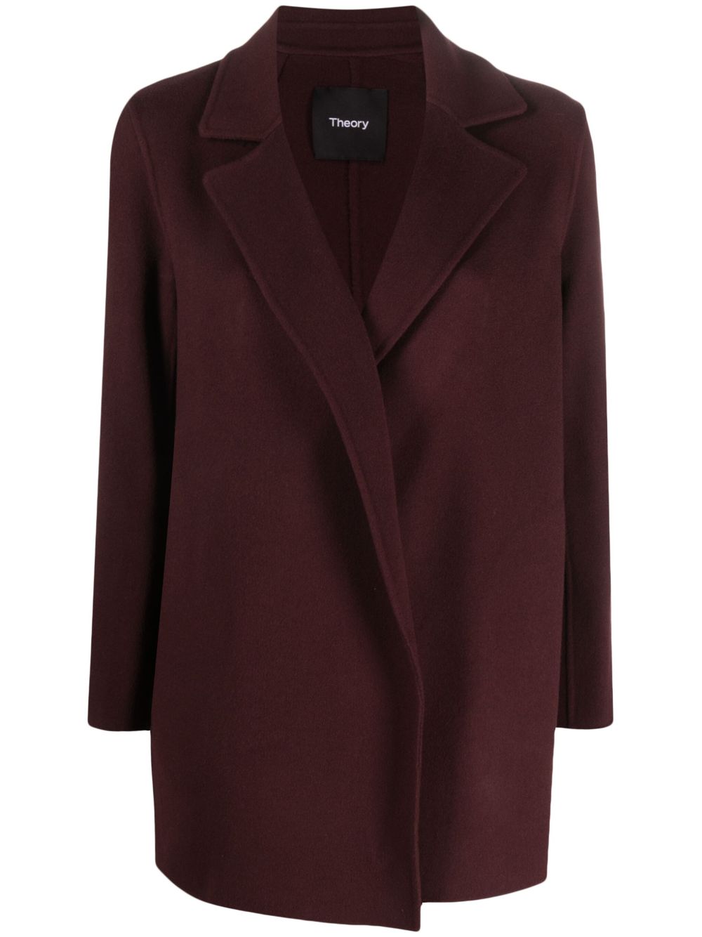 Stretch melton long clairene on sale coat