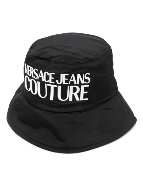 Versace Jeans Couture raised-logo detail bucket hat
