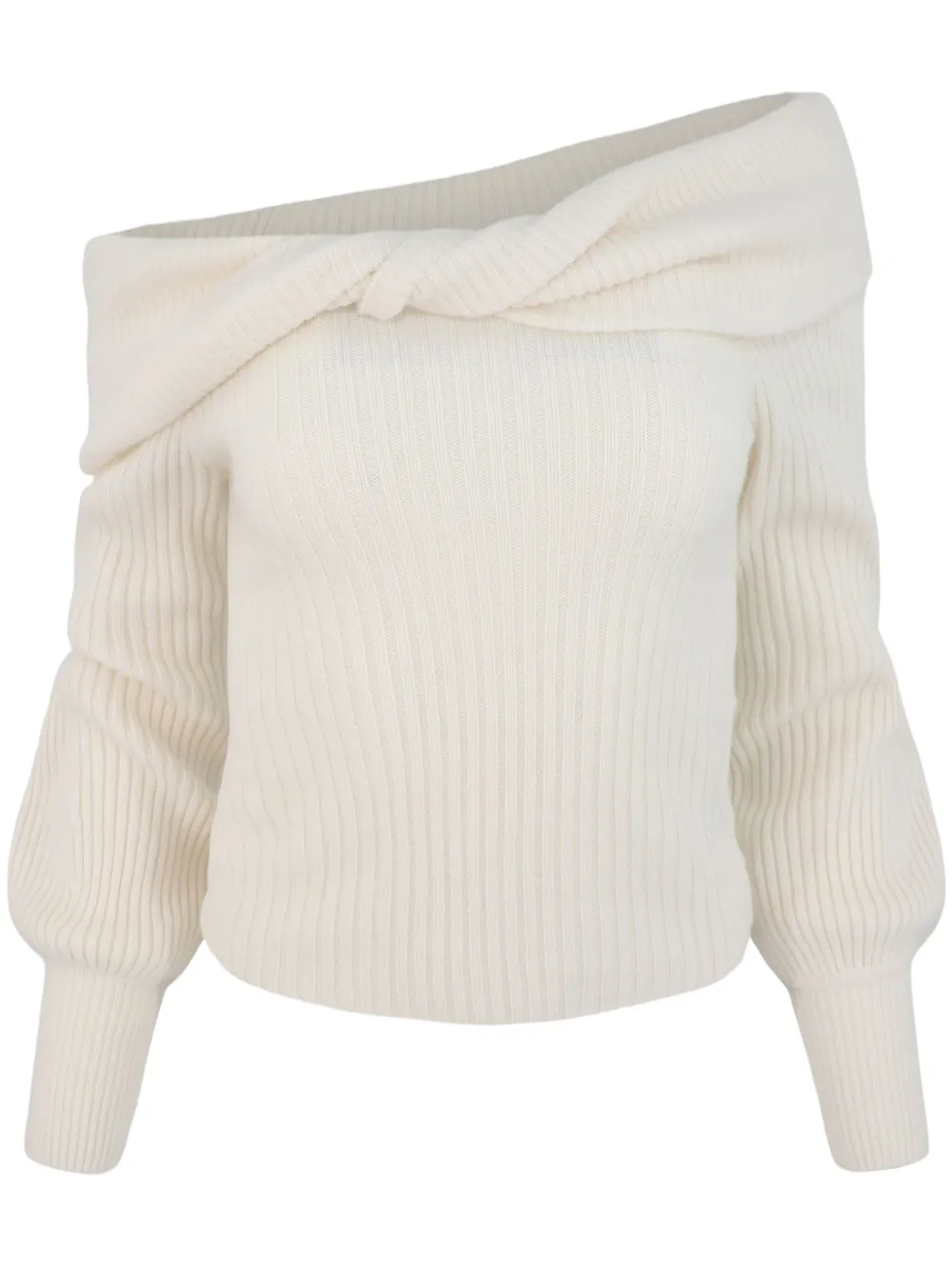 Cara Cara Salma off-shoulder knitted top | White | Image 1