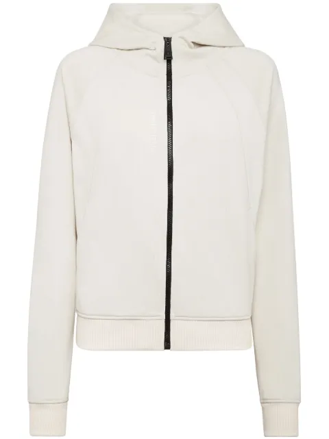 Plein Sport zip-up hooded jacket