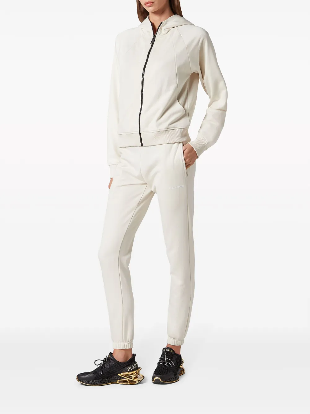Plein Sport Jack met capuchon - Beige